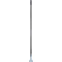 Fiberglass Dust Mop Handle with Clip-On Connector 60" - Black