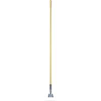 Fiberglass Dust Mop Handle with Clip-On Connector 60" - Tan