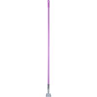 Fiberglass Dust Mop Handle with Clip-On Connector 60" - Pink