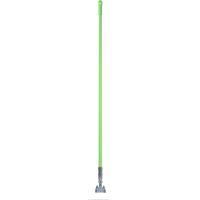 Fiberglass Dust Mop Handle with Clip-On Connector 60" - Lime