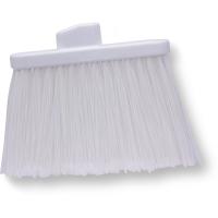 Duo-Sweep medium duty angle broom w/12" flare (head only), white