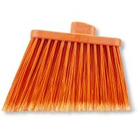Duo-Sweep medium duty angle broom w/12" flare (head only), orange