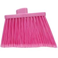 Duo-Sweep® Medium Duty Angle Broom w/12" Flare (Head Only), Pink