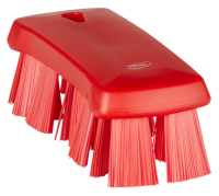 UST Hand Brush, 6.9" Stiff, Red