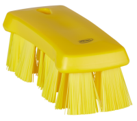 UST Hand Brush, 6.9" Stiff, Yellow