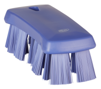 UST Hand Brush, 6.9" Stiff, Purple