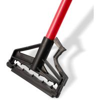 Sparta Spectrum quick release fiberglass mop handle, red