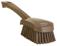 Washing Brush w/short Handle, 10.6", Stiff