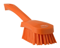 Washing Brush w/short Handle, 10.6", Stiff