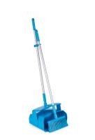 Lobby dust pan w/ broom