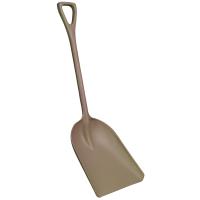 Heavy-duty plastic shovel, large