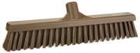 Vikan Soft/stiff broom head, brown