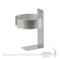 Stainless Steel Gallon Wall Bracket And Atomizing Hand Sanitizer Pump Kit