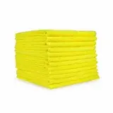 Hospeco® Multipurpose Microfiber Cloths, 260 GSM, 16"x16", 12/bg - 15 bgs/cs - Yellow