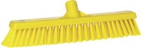 Vikan Soft/stiff broom head, yellow