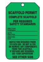 Scaffold Status Tag: Scaffold Permit