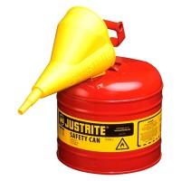 2-Gal. safety can w/ 11202Y poly funnel