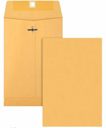 ENVELOPE;CLASP;HVYDTY;6X9