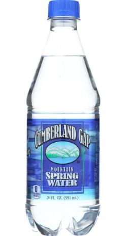 CUMBERLAND GAP MOUNTAIN SPRING WATER 24/20 OZ/CS
