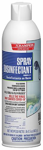 SPRAY DISINFECTANT, ORIGINAL SCENT, 16.5 OZ, 12/CS