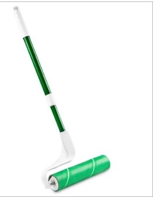 12" WIDE LINT ROLLER, EXTENDABLE HANDLE,W/25 SHT REFILL,4/CS
