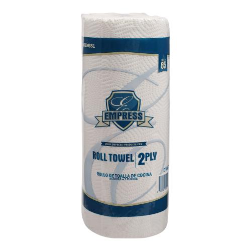 EMPRESS KITCHEN ROLL TOWEL 8" X 11" 2 PLY 85 SHEETS PER ROLL, 30/CS