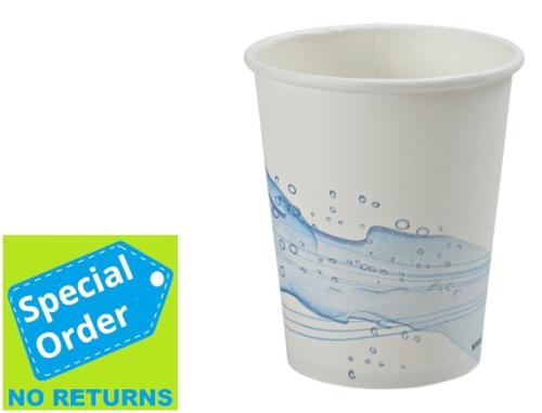 EMPRESS PAPER COLD CUP, 5OZ, "COOL WAVE" 25/100 CS