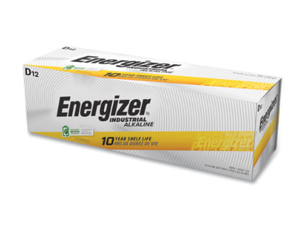 BATTERY,ALKA,INDUST,D,12/PK