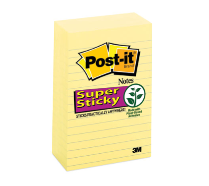 POST-IT,LINED,SPRSTICKY,4X6