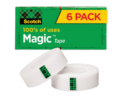 TAPE,INVISBL,3/4X1296,6PK