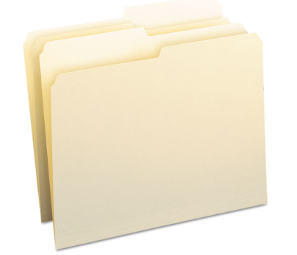 FOLDER,MLA,1/2 CUT,LTR