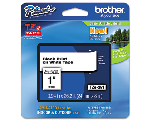 TAPE,LABEL,1",BLK/WHT