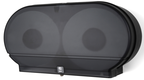 TISSUE DISPENSER, TWIN 9" JRT BLACK, AFFEX