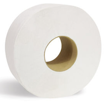 JUMBO BATH TISSUE 2-PLY, 3.36 X 1000', 12/CS