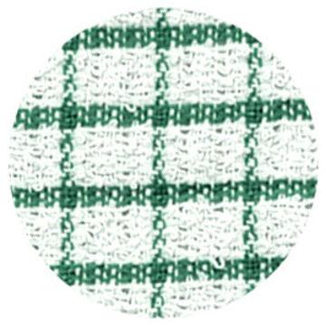 15X25 KITCHEN TOWEL WHITE/GREEN CHECK 12DZ/CS