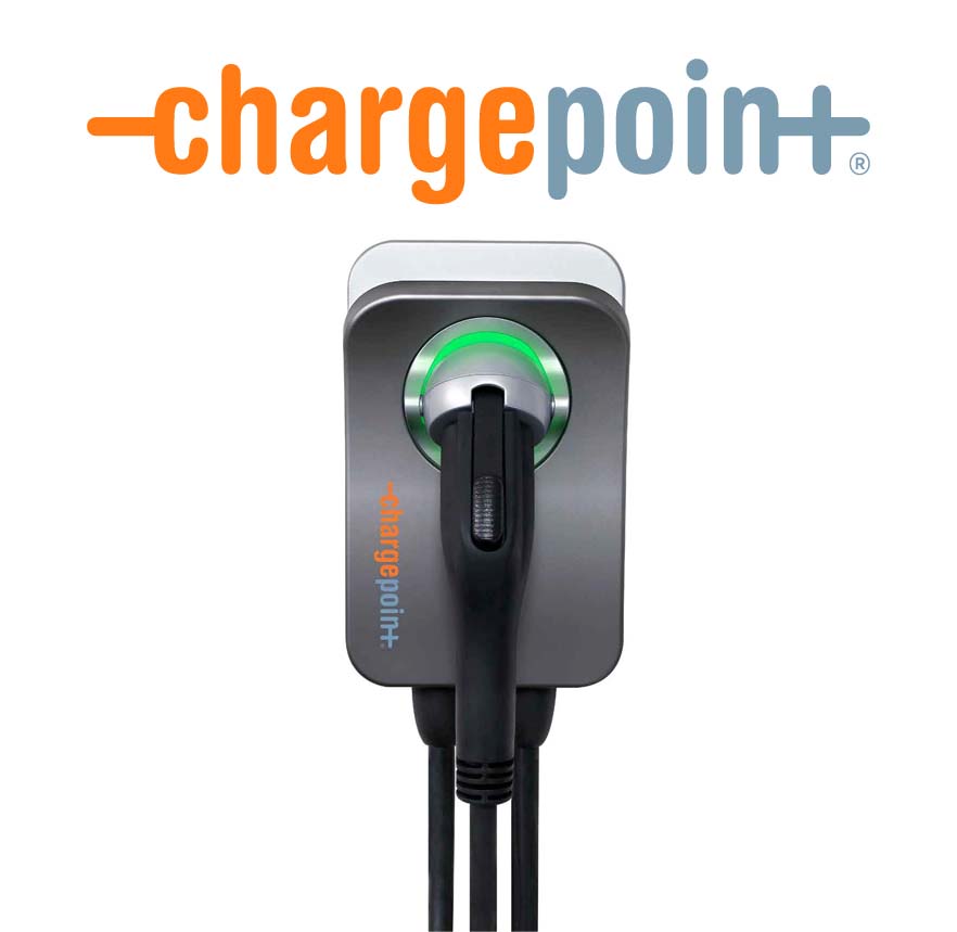 ChargePoint Logo & Picture of ChargePoint Charging Station