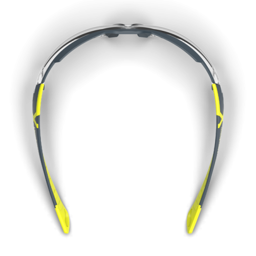 HexArmor MX300 clear safety glasses top view