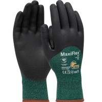 MaxiFlex® Cut™ Seamless Knit Engineered Yarn Glove with Premium Nitrile Coated MicroFoam Grip - 34-8753 - 34-8753-L