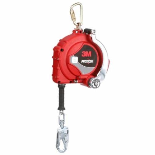 3M™ Protecta® 3-Way Retrieval Self-Retracting Lifeline, Stainless Steel Cable, Steel Snap Hook, 50ft., Class 1 - 3590551