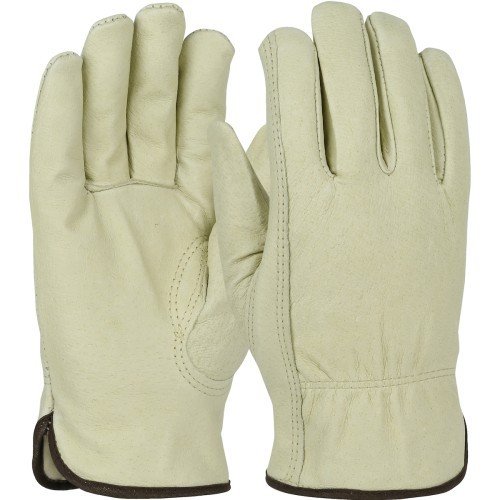 PIP® Top Grain Pigskin Leather Drivers Glove with Natural Thermal Lining - Keystone Thumb 994KP - 994KP-L