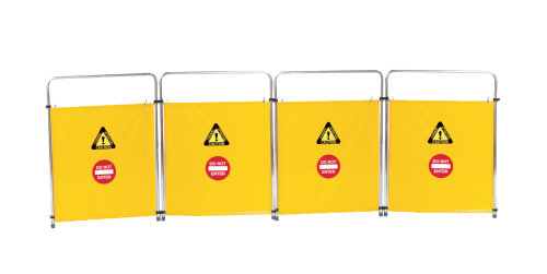 Lustre A-Series Elevator Safety Barricades
