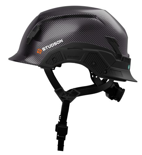 Carbon Studson SHK-1 Standard Brim Non-Vented Safety Helmet - Type II, Class E