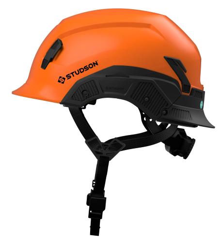 Orange Studson SHK-1 Standard Brim Non-Vented Safety Helmet - Type II, Class E