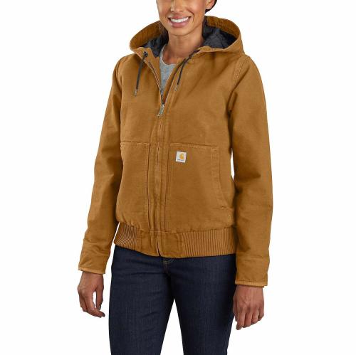 Carhartt Women's Loose Fit Washed Duck Insulated Active Jacket