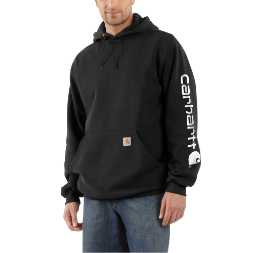Carhartt Men's Loose Fit Midweight Logo Sleeve Graphic Sweatshirt
