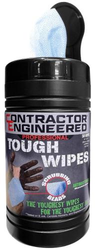 Tough wipes antibacterial 50/container
