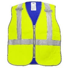Bullhead Safety® Premium High-Visibility Evaporative Cooling Vest - GLO-CV1