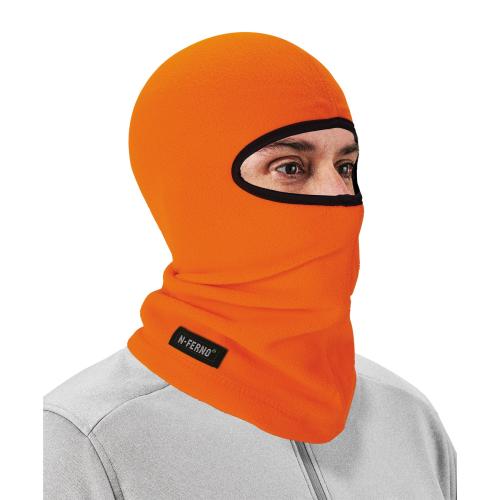 Ergodyne N-Ferno® 6821 Thermal Fleece Balaclava Face Mask - Orange - 16954