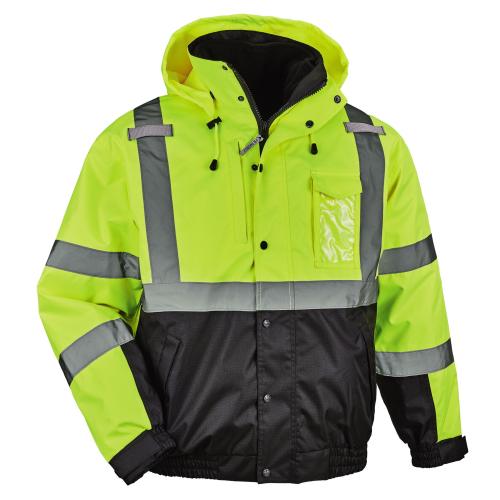 Ergodyne GloWear® 8381 4-in-1 Type R Class 3 Hi-Vis Winter Bomber Jacket