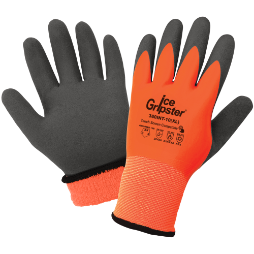 Global Glove 380INT Ice Gripster® Hi-Vis Water-Resistant Winter Gloves